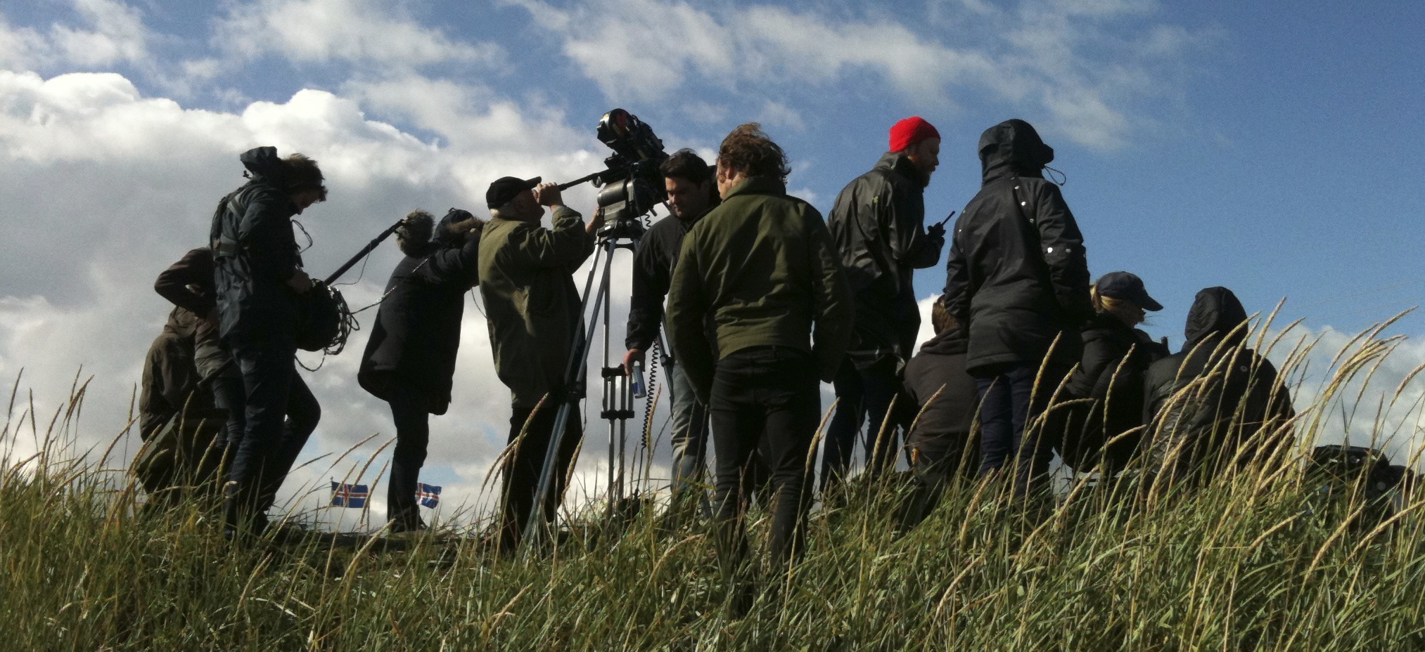 Film Partner Iceland crew on location